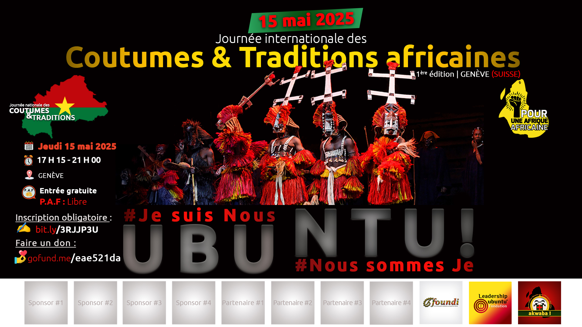 1ère Journée internationale des Coutumes & Traditions africaines / Genève 2025